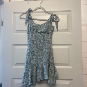 Hello Molly Green and White Dress